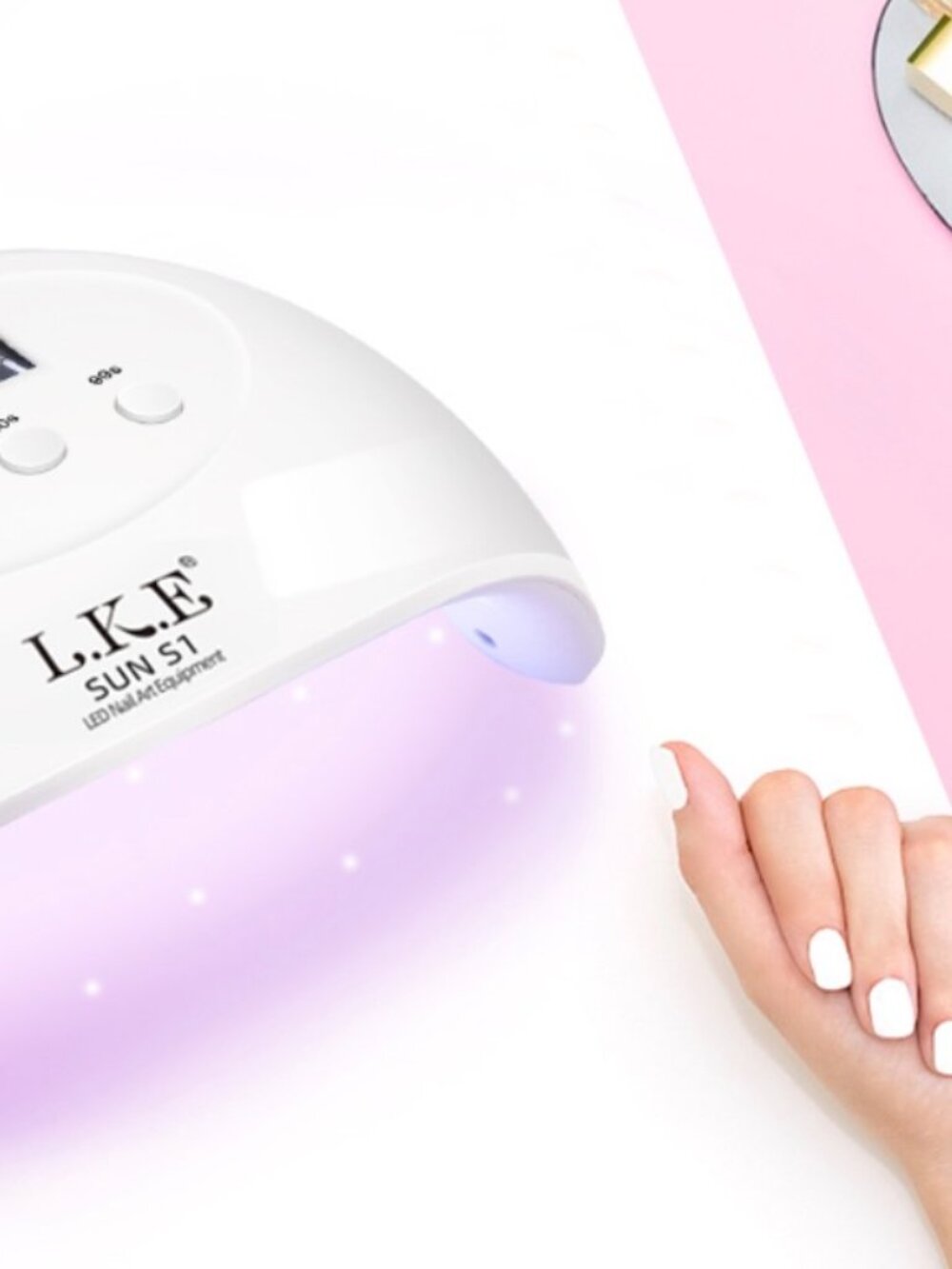 💅✨ LKE 72W UV LED Nail Lamp SUN S1 Gel Nail Dryer Auto Sensor Used 2X ✨💅
